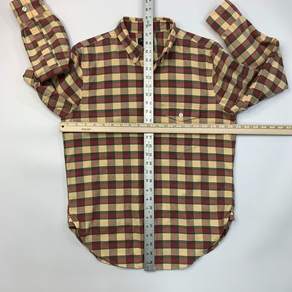 Abercrombie & Fitch Shirt Mens S Small Multi Maze Button Down Plaid Long Sleeve - Picture 6 of 12